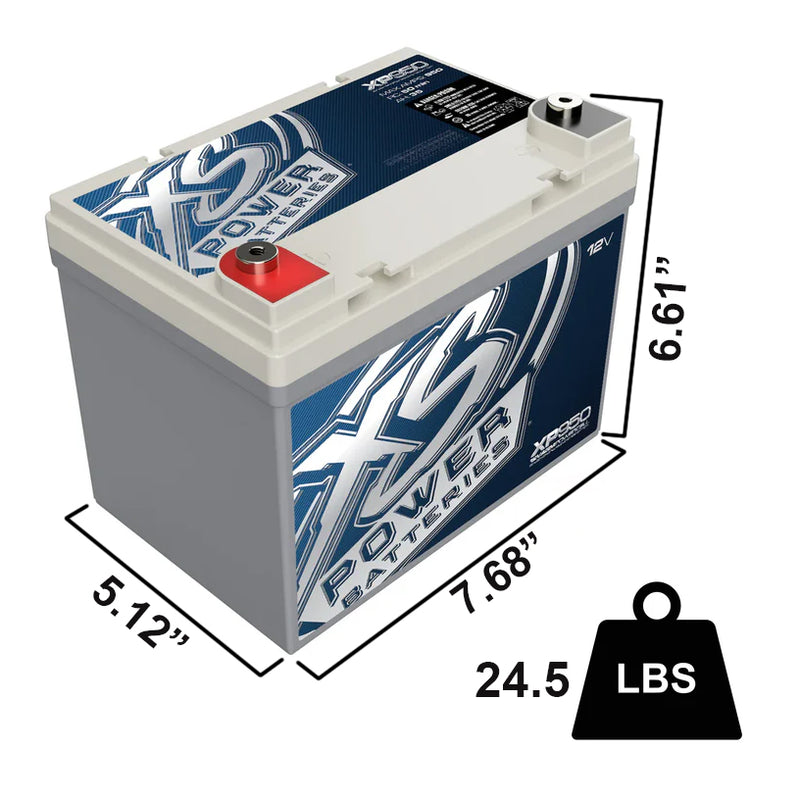 XP950 XS Power 12V AGM Secondary Battery Powercell 35Ah 950A Max BCI Group U1R