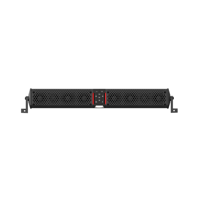 STEALTH XT 8-B Wet Sounds Amplified Bluetooth Powered Soundbar Black 8-Speaker System with Remote ATV UTV RZR Polaris Can-Am