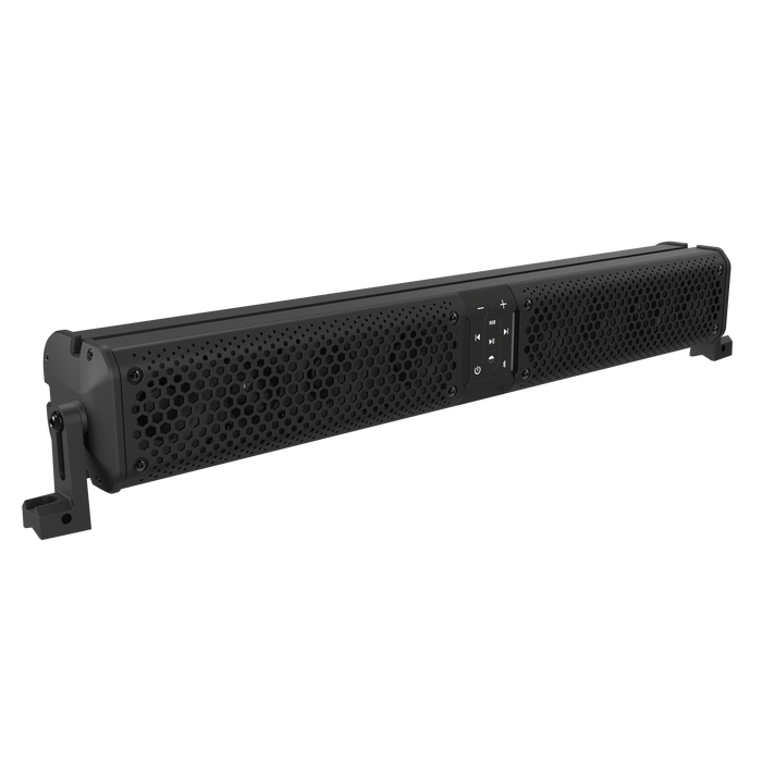 STEALTH XT 8-B Wet Sounds Amplified Bluetooth Powered Soundbar Black 8-Speaker System with Remote ATV UTV RZR Polaris Can-Am