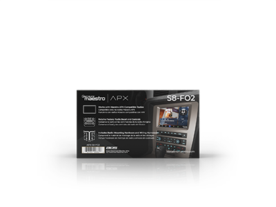 APX-S8-FO2 iDatalink Maestro Dash & Wiring Installation Kit for APX 8" Direct Replacement Radio | 2009-2014 Ford, Lincon, Mercury Vehicles with Factory NAV