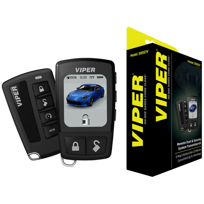 D9957V Viper 2-way 5-Button Color LCD Remote System - 1 Mile Range