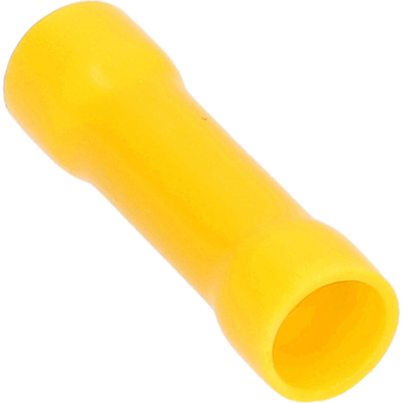 YVBC4 METRA Yellow Vinyl 4 Gauge Butt Connector (Each)