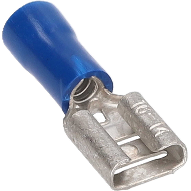 BVFD250 METRA Blue Vinyl .250 Female Quick Disconnect for 16-14 Gauge Wire (Each)