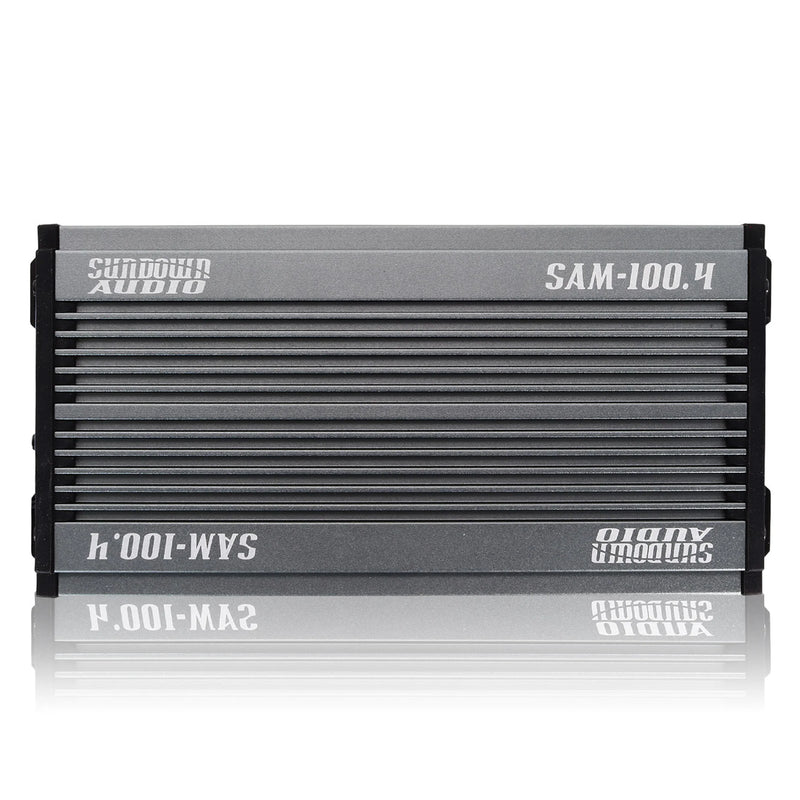 PS-SAMv21004 Sundown Audio Marine Powersports SAMv.2 100.4 Micro 4ch Amplifier Class D 700W RMS 4x175W 2 Ohms 4x100W 4 Ohms Waterproof IP67 Built-In Bluetooth