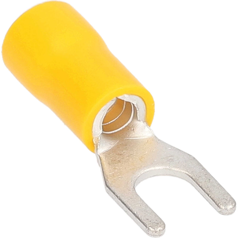 YVST10 METRA Yellow Vinyl #10 Spade Terminal for 12-10 Gauge Wire (Each)