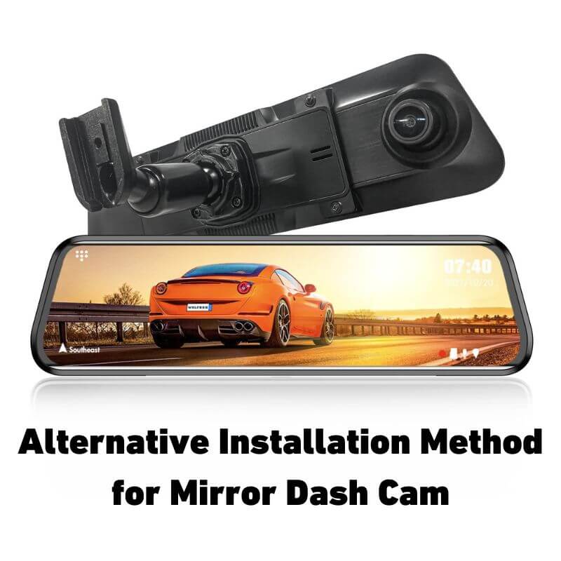 OEMBracket-213 Wolfbox 12" Rear View Mirror Dash Cam OEM Bracket #213, works with G900Pro/G850Pro/G900/G850/G840S/G840H