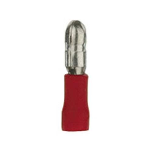 RVMB METRA Red Vinyl 22-18 Gauge .156 Male Bullet Connector (Each)
