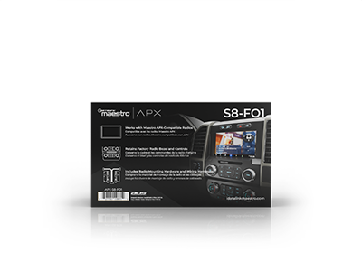 APX-S8-FO1 iDatalink Maestro Dash & Wiring Installation Kit for APX 8" Direct Replacement Radio | 2011+ Up Ford Vehicles