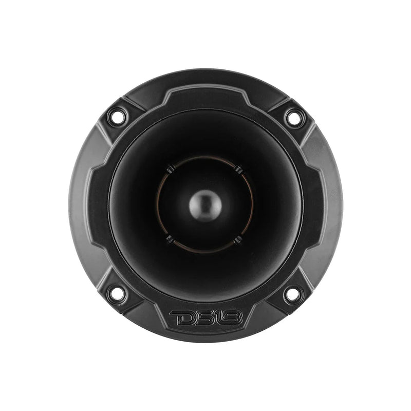 Front view of the DS18 PRO-TWX4 super bullet tweeter with machined faceplate
