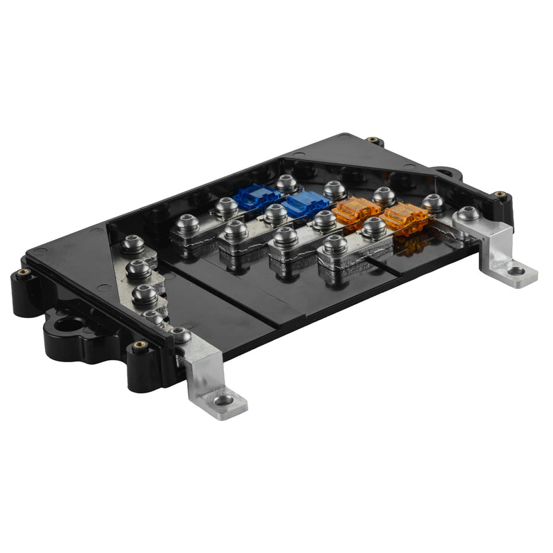 DS18 PSFHDB4 power distribution block with nickel-plated electrical contacts