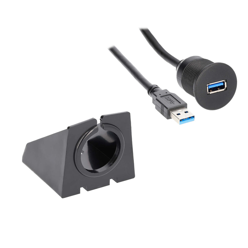 IBR116 METRA USB Pass Through Extension Flush Mount - USB Female to USB Male (3ft)