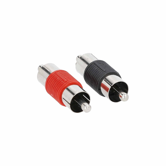 V6RCA-BMN METRA T-Spec Male to Male RCA Barrel Connector - 2 Pack