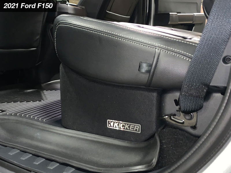 51KFDL7T102 KICKER Ford Truck Specific Dual 10" L7T Loaded Down Firing Enclosure 1000W RMS 2 Ohm