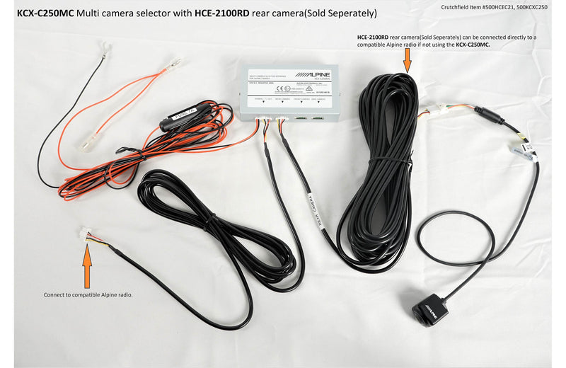 HCE-C2100RD Alpine Multi-View Rear HDR Camera System