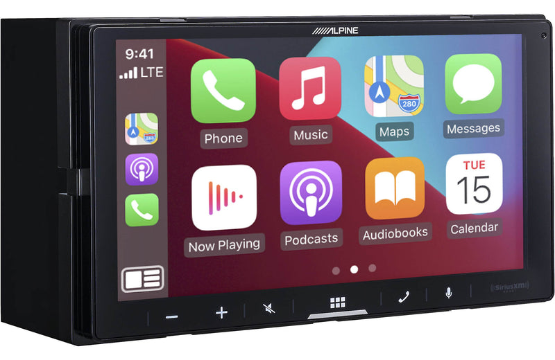 iLX-W670-M Alpine 7" Digital Multimedia Receiver with SWC Adapter, Shallow Chassis Double-Din Touchscreen Head Unit with CarPlay and Android Auto, iDatalink Maestro Compatible