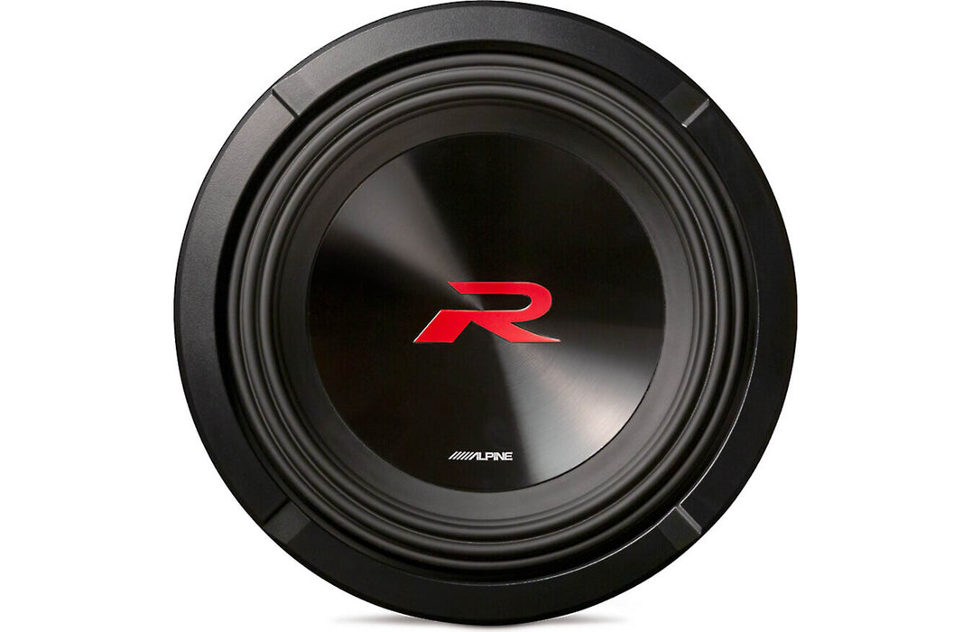 R2-W10D4 Alpine R-Series 10" Subwoofer Sub 750W RMS 4 Ohm DVC