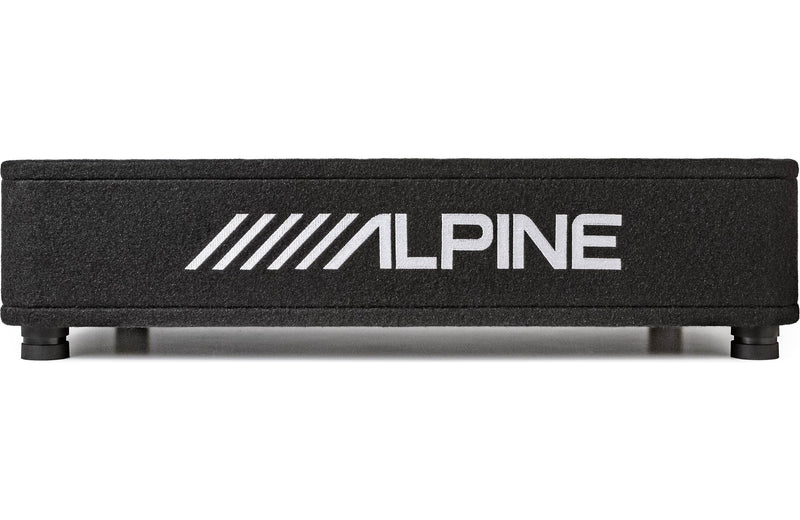 RS-SB12 Alpine R-Series 12" Shallow Subwoofer Sub Single Loaded Down Firing Enclosure 600W RMS 2 Ohm