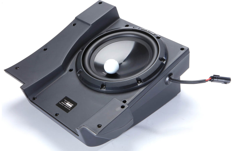 SBV-10-WRA Alpine Pre-Loaded 10" Subwoofer Sub Underseat Enclosure for 2007-2018 Jeep Wrangler JKU IP66 Rated Dust and Water Resistant 350W RMS 2 Ohm