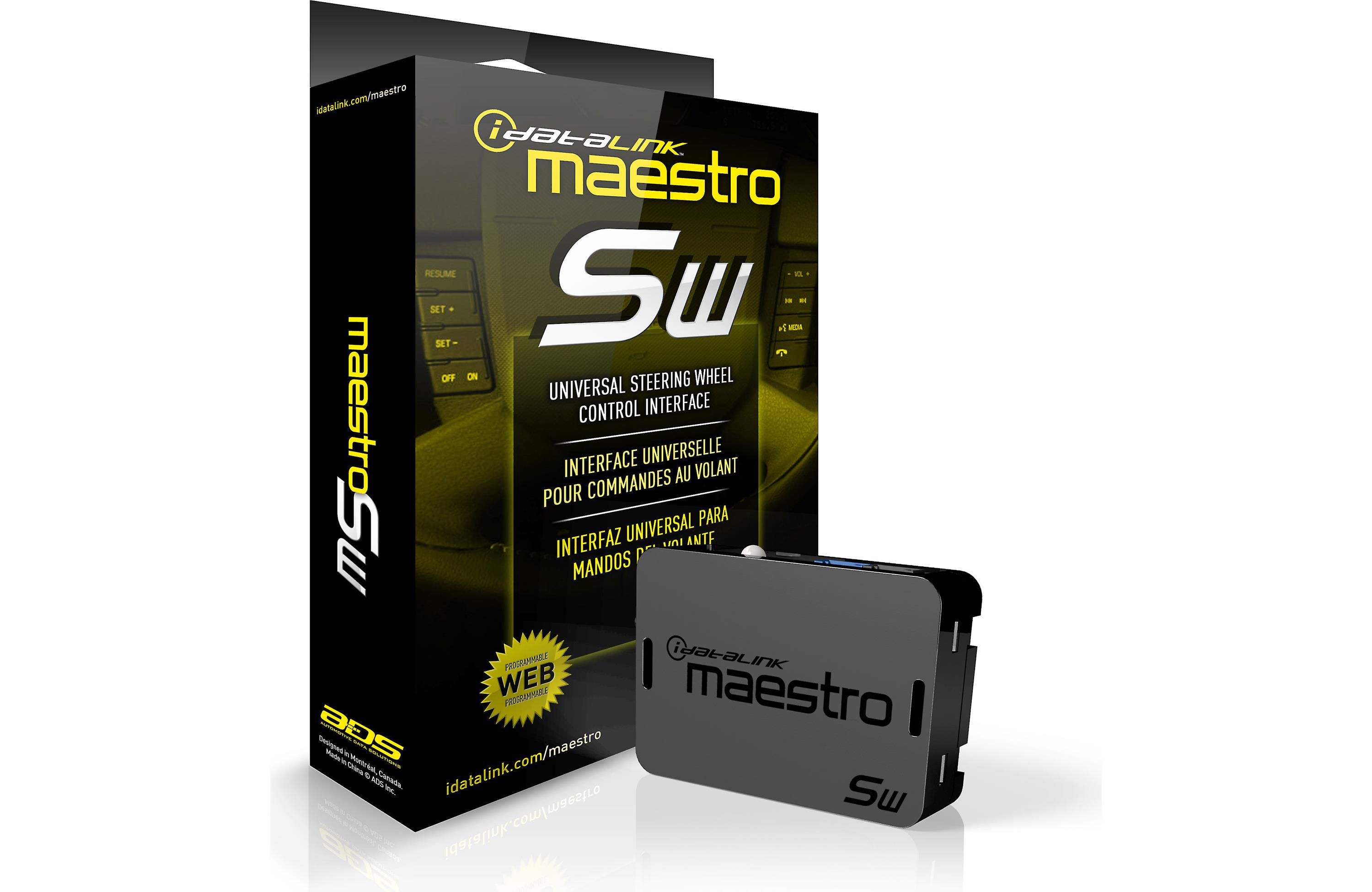 ADS-MSW iDatalink Maestro Universal Steering Wheel Control Data ...