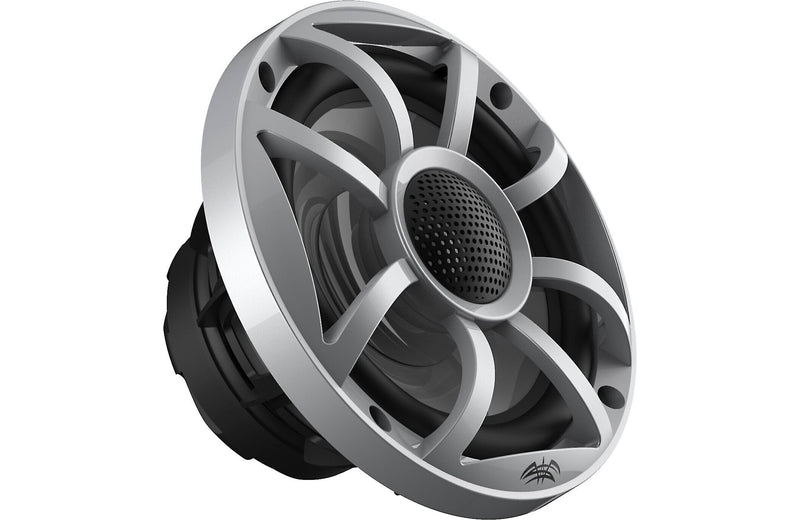 RECON 5-S Wet Sounds Recon Series 5.25" High-Output Component Style Coaxial Speakers w/ XS-Silver Grilles 50W RMS 4 Ohm (Pair)