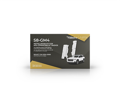 APX-S8-GM4 iDatalink Maestro Dash & Wiring Installation Kit for APX 8" Direct Replacement Radio | 2014-2020 GM Vehicles Factory 8" Screen