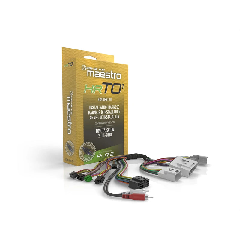HRN-HRR-TO1 iDatalink Maestro Radio Replacement T-Harness - Toyota / Scion - 2005-2020