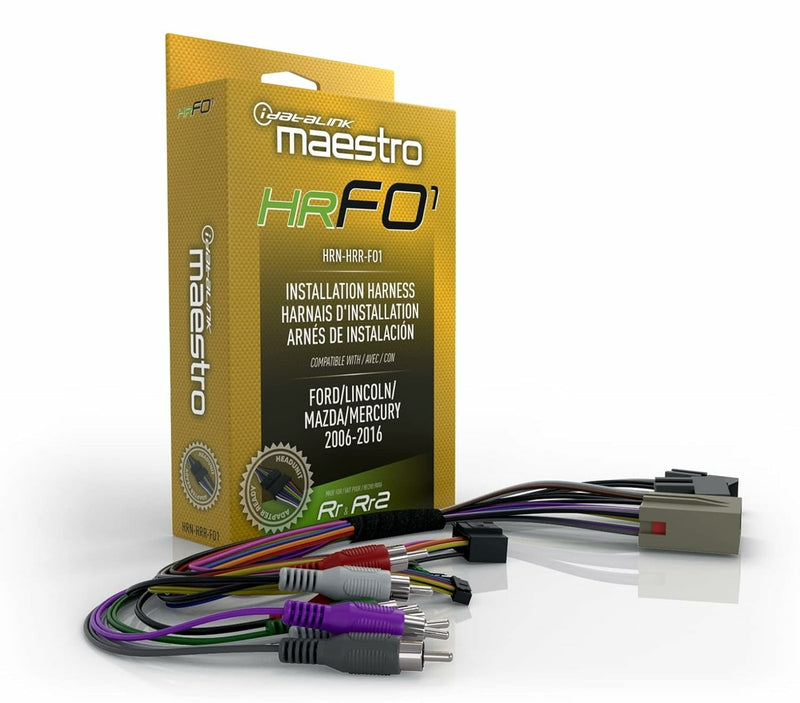 HRN-HRR-FO1 iDatalink Maestro Radio Replacement T-Harness - Ford/Lincoln/Mercury/Mazda 2006-2020