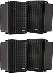 Kicker KB6 Outdoor Indoor Speakers Black 4 pack