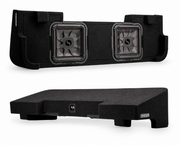 KICKER 51KGM2DL7T122 dual 12-inch L7T subwoofer enclosure for Chevy Silverado and GMC Sierra Crew Cab