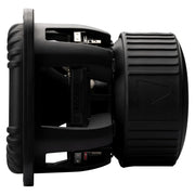 Side view of the Kicker SoloX L7XS square 12-inch SPL subwoofer
