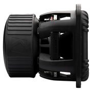 Side view of the Kicker SoloX L7XS square 12-inch SPL subwoofer