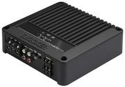KICKER 53CXA9001 power ratings of 350W at 4 ohms, 600W at 2 ohms and 900W at 1 ohm