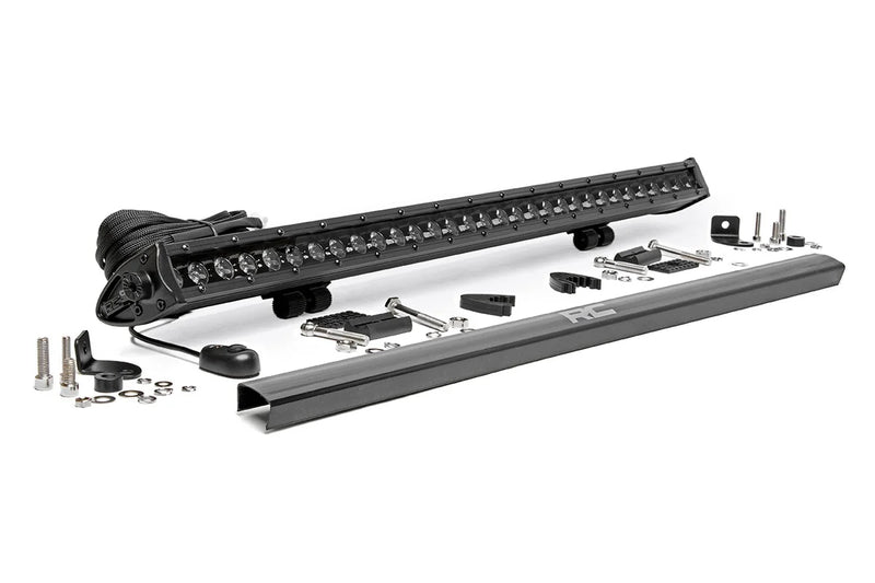 70730BL Rough Country 30" Single Row Cree LED Light Bar (Black Series)