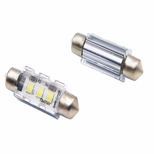 Lucas Lighting L-39MMW 39mm festoon LED bulbs pair