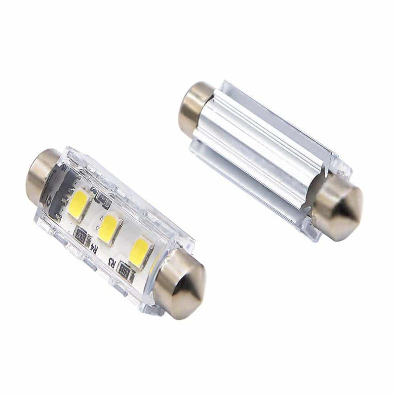 Lucas Lighting L-42MMW 42mm Festoon LED Bulbs CANBUS Pair