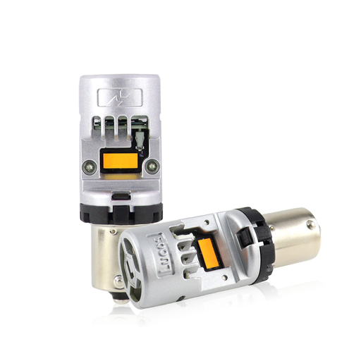 Lucas Lighting M-1156A 1156 amber high output LED bulbs pair