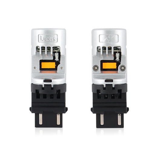 Lucas Lighting M-3156A 3156 amber high output LED bulbs pair
