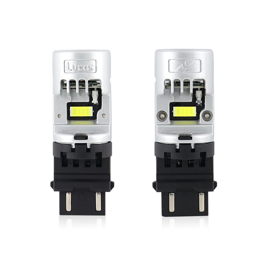 Lucas Lighting M-3156W 3156 white high output LED bulbs pair