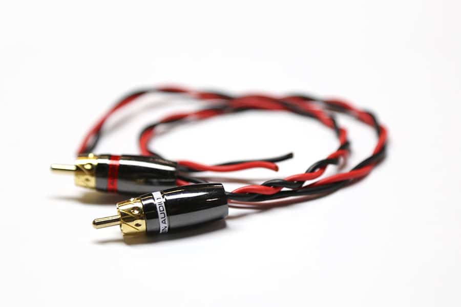 RCA HIGH-LEVEL Mosconi Speaker Wire-to-RCA Converter 2 Channel (No LOC, High-Level) (Pair)