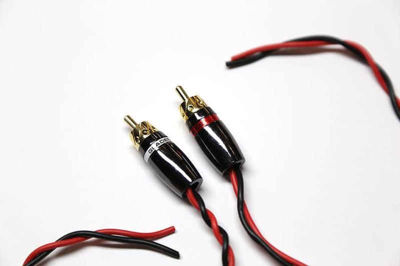 RCA HIGH-LEVEL Mosconi Speaker Wire-to-RCA Converter 2 Channel (No LOC, High-Level) (Pair)