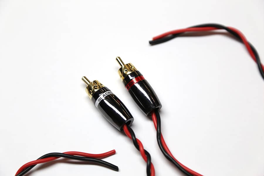 RCA HIGH-LEVEL Mosconi Speaker Wire-to-RCA Converter 2 Channel (No LOC, High-Level) (Pair)