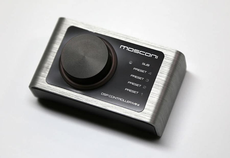 RC MINI Mosconi Mini Remote Controller for DSP 6to8, DSP 4to6, and D2 100.4 DSP Digital Signal Processors