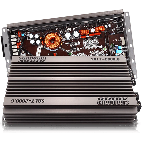 A-SALT20006 Sundown Audio SALT Series 6-Channel Full Range Digital Class-D Amplifier SALT-2000.6 (100 x 2 CH 1&2) + (150 x 2 CH 3&4) + (200 x 2 CH 5&6 ) @4 Ohm