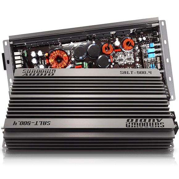 A-SALT5004 Sundown Audio SALT Series 4-Channel Full Range Digital Class-D Amplifier (SALT-500.4 500Wx4 RMS 4 OHM)