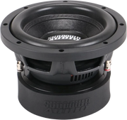 Sundown Audio SW-EV78D2 E-Series v.7 8-inch subwoofer side profile view.